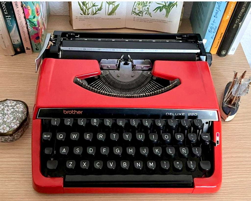Brother Deluxe 220 (Red, 1970s)