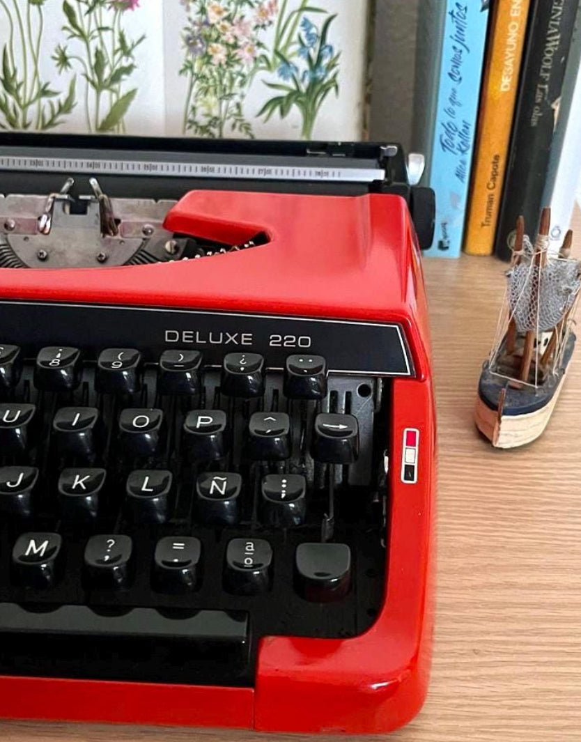 Brother Deluxe 220 (Red, 1970s)